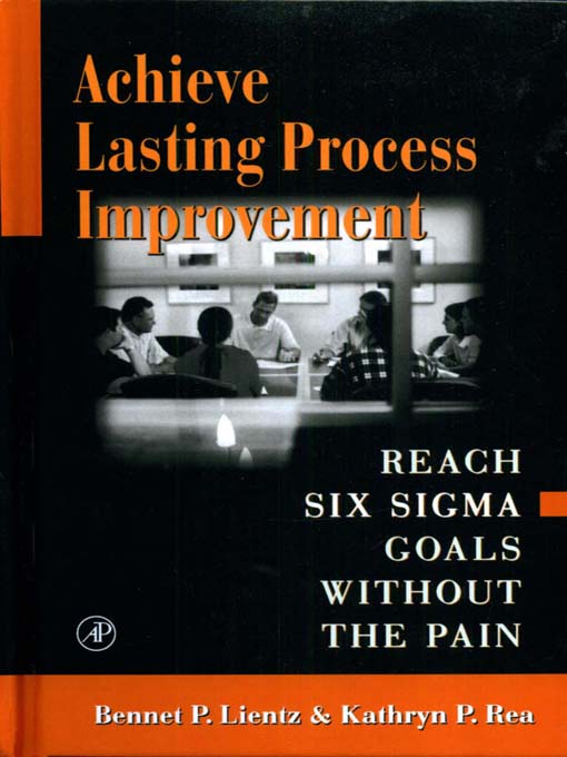 Title details for Achieve Lasting Process Improvement by Bennet Lientz - Available